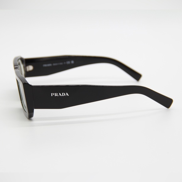 NEW PRADA PR06YS 09Q5S0 SQUARE BLACK PRADA SUNGLASSES PR06YSF 09Q-5S0 - Picture 6 of 13